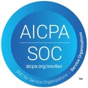 AICPA SOC 2 ロゴ(SOC 2 監査完了)